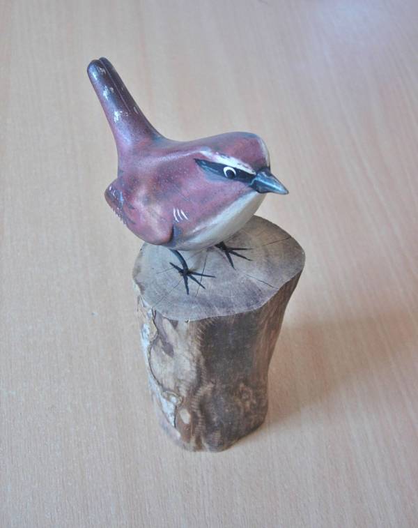 - a Sculpture by Wooden Birds, measuring 18 x 11 cm (H x W) £22